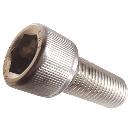 1/4-28 Socket Head Cap Screw, 18-8 Stainless Steel, 1-1/4 In Length, 100 PK